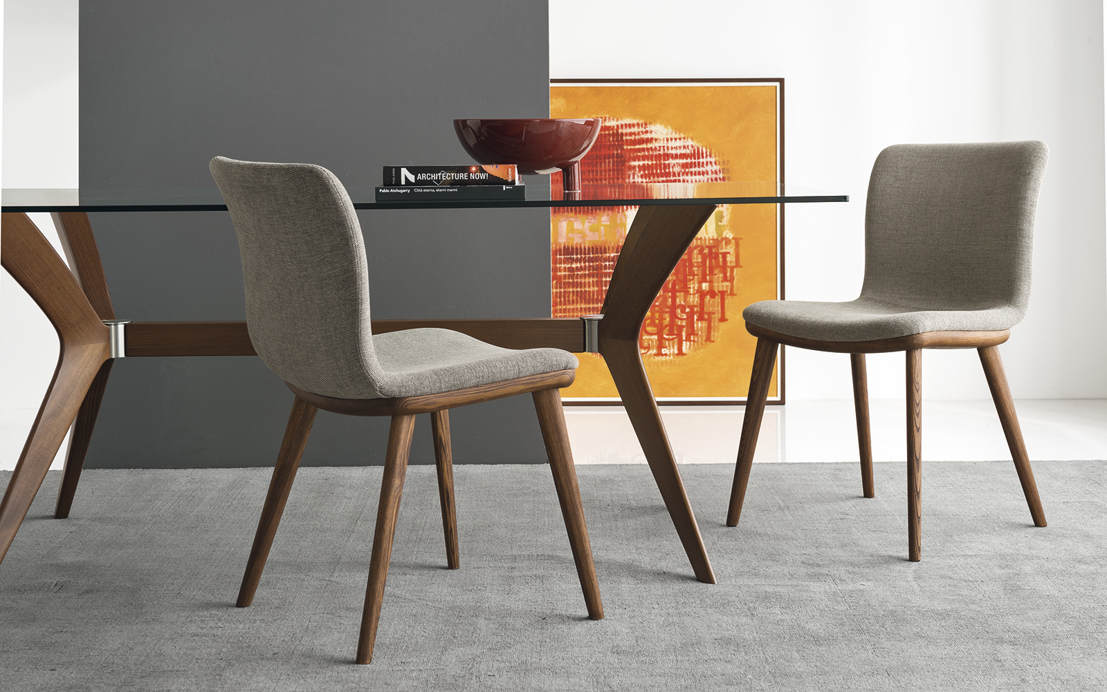 Sedia Calligaris Annie malmo tortora